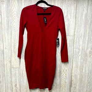 Express midi bodycon dress
